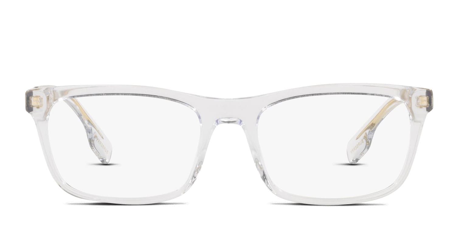 BURBERRY　眼鏡　ツーポイント シルバー Burberry BE2334 Elm Clear Eyeglasses | Includes FREE Rx Lenses