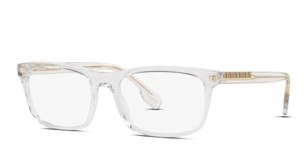 Clear burberry frames clearance