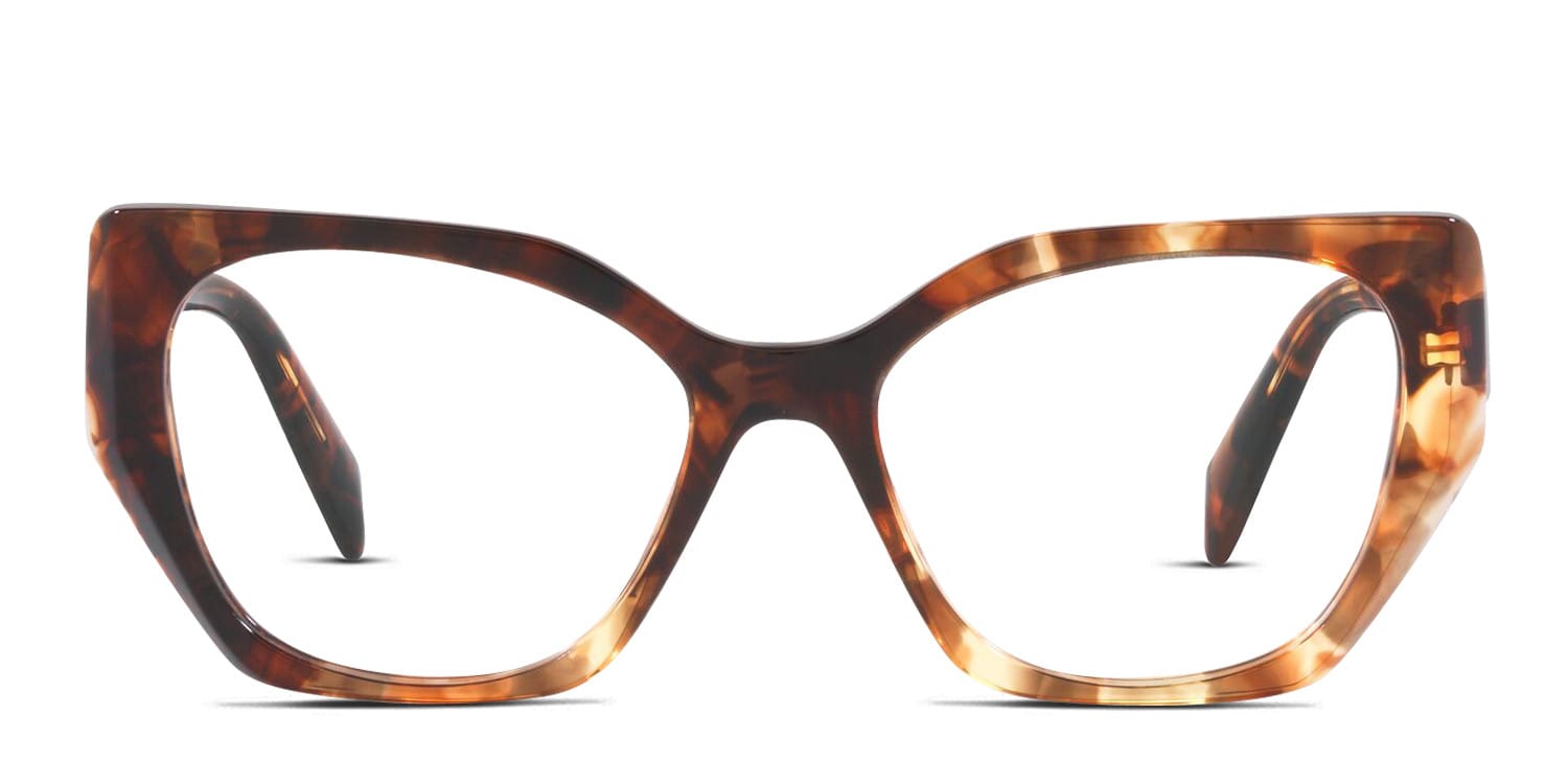 Prada PR 18WV Tortoise glasses - Tortoise - Frontal View