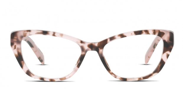 Prada pink discount tortoise shell glasses