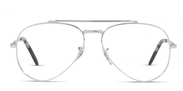 Ray Ban RX3625V New Aviator Silver Eyeglasses Includes FREE Rx Lenses