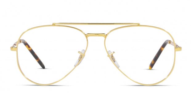 Ray Ban RX3625V New Aviator Gold Eyeglasses Includes FREE Rx Lenses
