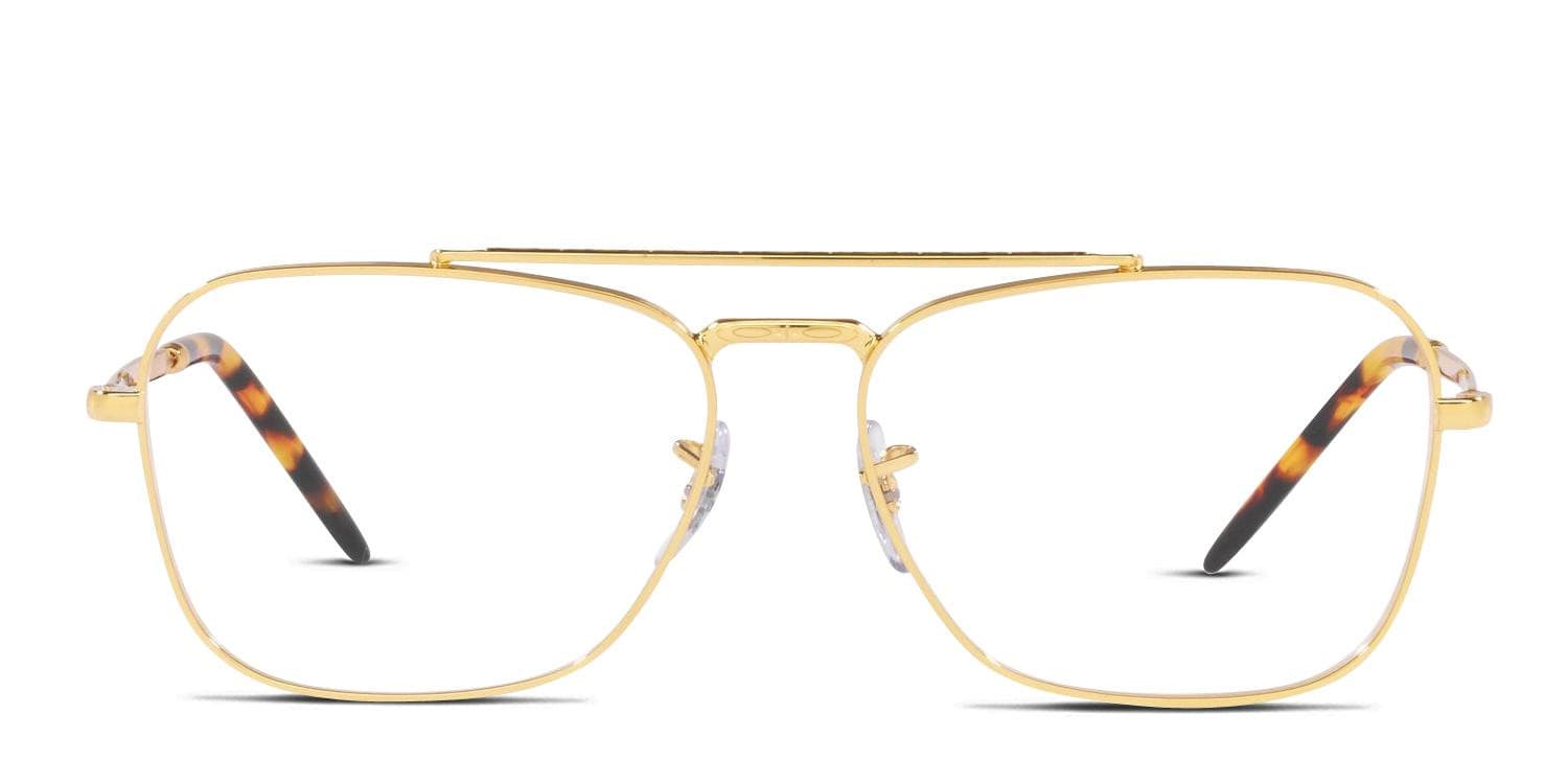 Ray-Ban RX3636V New Caravan Gold Eyeglasses | Includes FREE Rx Lenses
