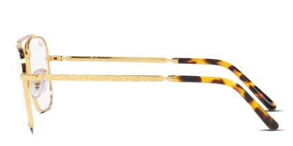 Ray-Ban RX3636V New Caravan Gold glasses - Gold - Side View