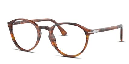 Persol PO3218V Multicolor, Brown glasses - Multicolor / Brown - Angle View