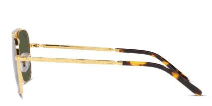 Ray-Ban RB3636 New Caravan Gold glasses - Gold - Side View