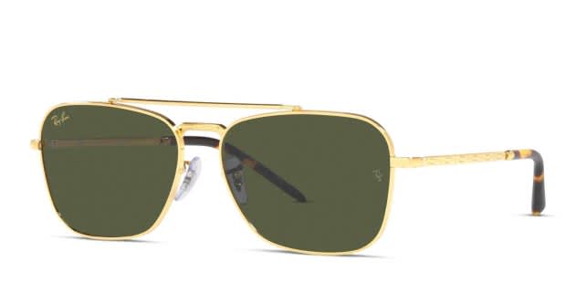 Ray-Ban RB3636 New Caravan Gold Prescription Sunglasses - 50% Off