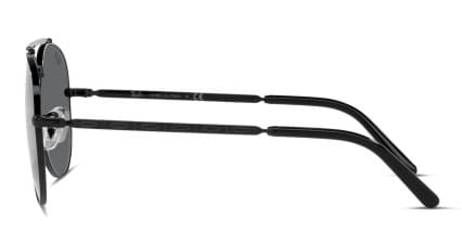 Ray-Ban RB3625 New Aviator Black glasses - Black - Side View