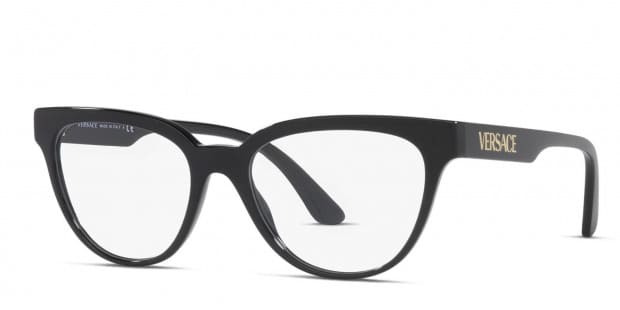 Versace black eyeglasses store