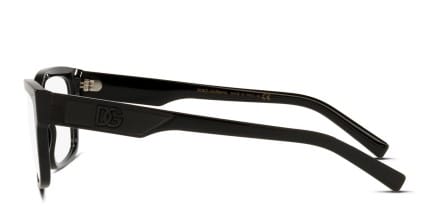 Dolce & Gabbana DG3352 Shiny Black glasses - Shiny Black - Side View