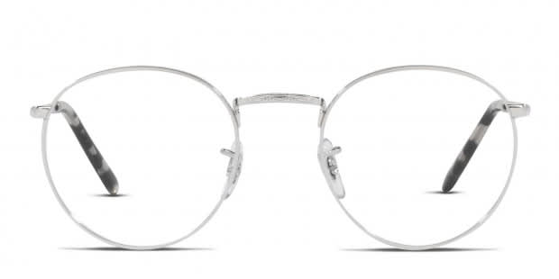 Ray-Ban RX3637V New Round Silver Eyeglasses | Includes FREE
