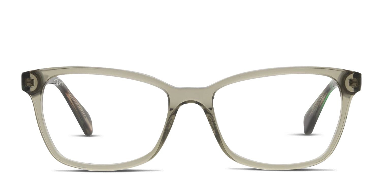 Ray-Ban RX5362 Clear , Green glasses - Clear / Green - Frontal View