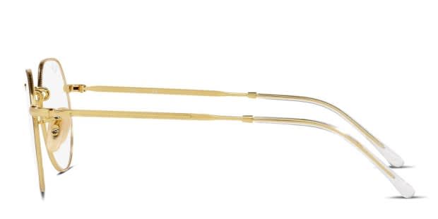 Ray-Ban RX6465 Jack Black/Gold Eyeglasses | Includes FREE Rx Lenses