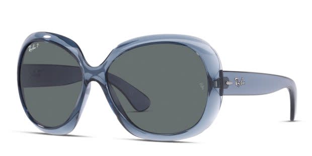 New blue Jackie Ohh Ray Ban Sunglasses Ray-Ban RB4098 Jackie Ohh II Blue, Clear Sunglasses main image 4