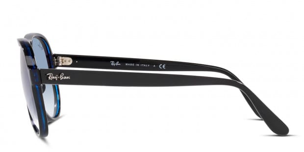 Ray-Ban RB4355 Vagabond black, clear, blue frame with clear