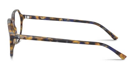 Ray-Ban RX5395 Thalia Yellow, Blue, Tortoise glasses - Yellow / Blue / Tortoise - Side View