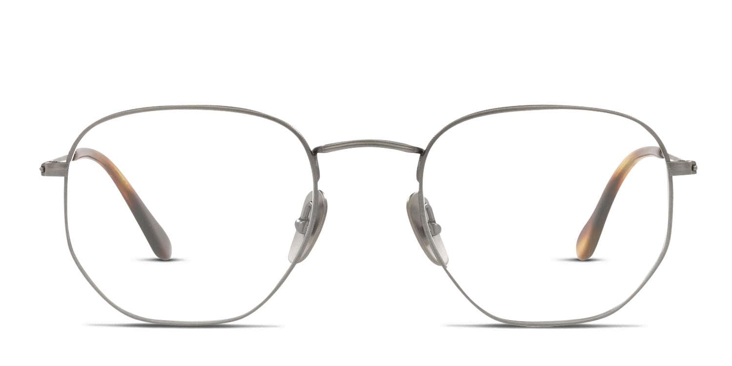 Ray-Ban RX8148V Hexagonal Gunmetal Eyeglasses | Includes FREE Rx