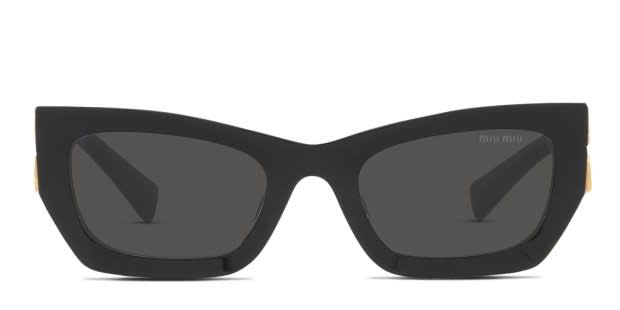 Miu Miu MU 09WS Shiny Black Prescription Sunglasses - 50  display picture 3