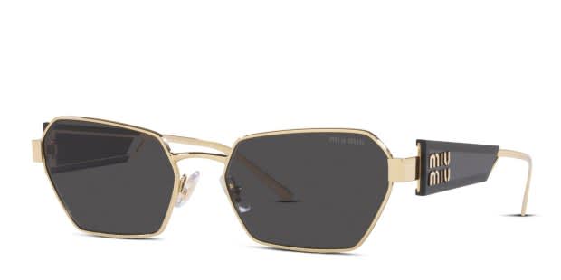 Miu Miu MU 53WS Gold Prescription Sunglasses - 50% Off Lenses