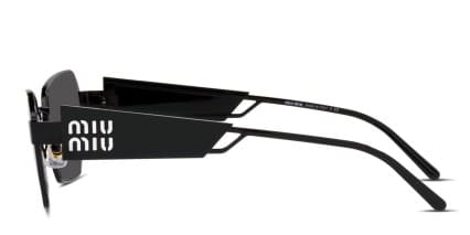 Miu Miu MU 53WS Black glasses - Black - Side View