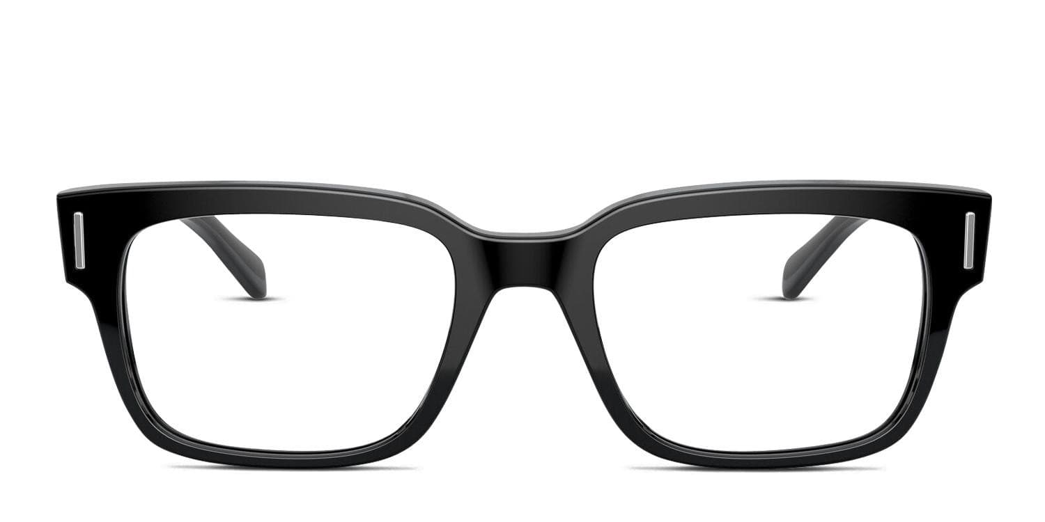 レイ Ray-Ban RX5388 Jeffrey Shiny Black Eyeglasses | Includes FREE Rx
