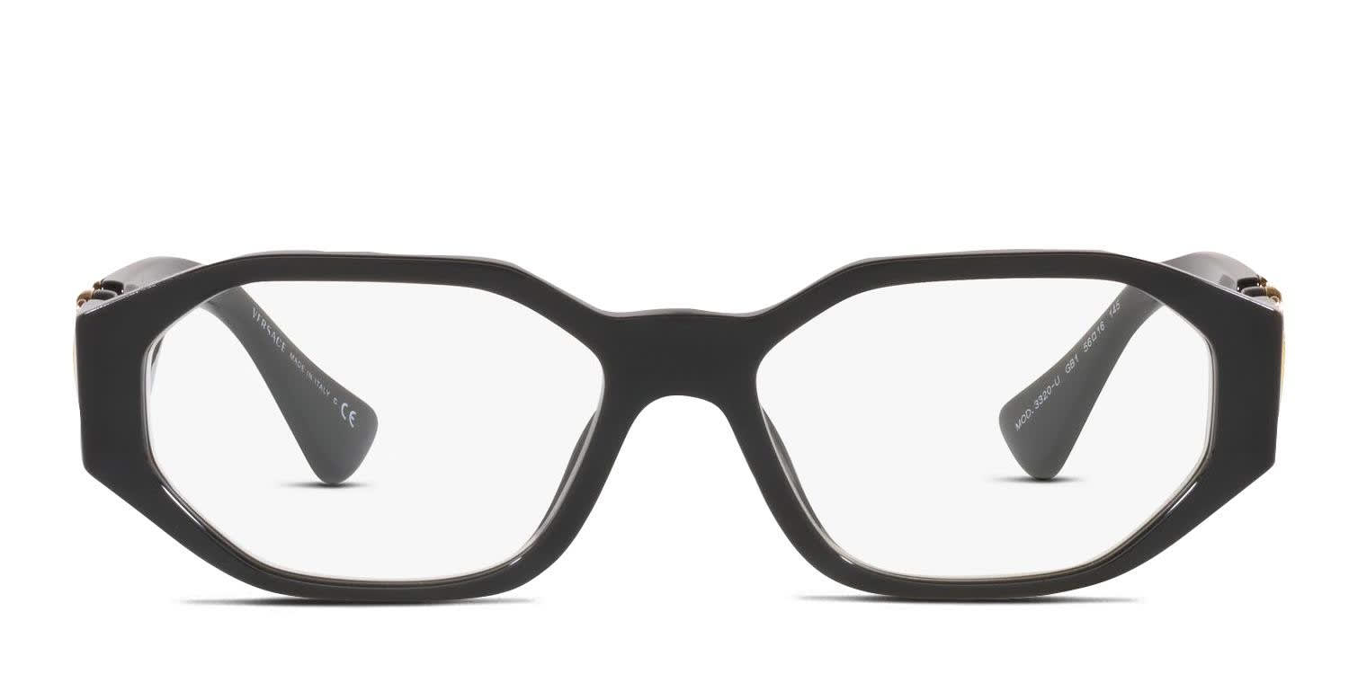 Versace VE3320U Black glasses - Black - Frontal View
