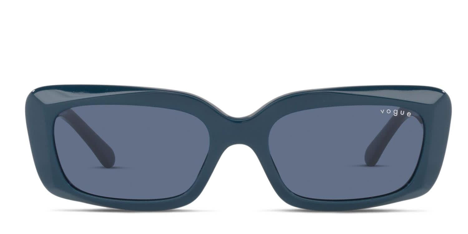 Hailey x Vogue VO5440S Blue glasses - Blue - Frontal View