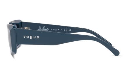Hailey x Vogue VO5440S Blue glasses - Blue - Side View