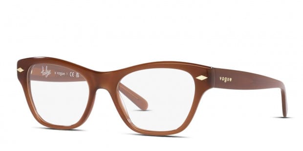 Hailey x Vogue VO5446 Brown Eyeglasses | Includes FREE Rx Lenses Hailey x Vogue VO5446 Brown Eyeglasses | Includes FREE Rx Lenses