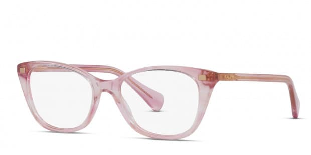 Ralph Lauren RA7146 Pink/Clear Eyeglasses | Includes FREE Rx