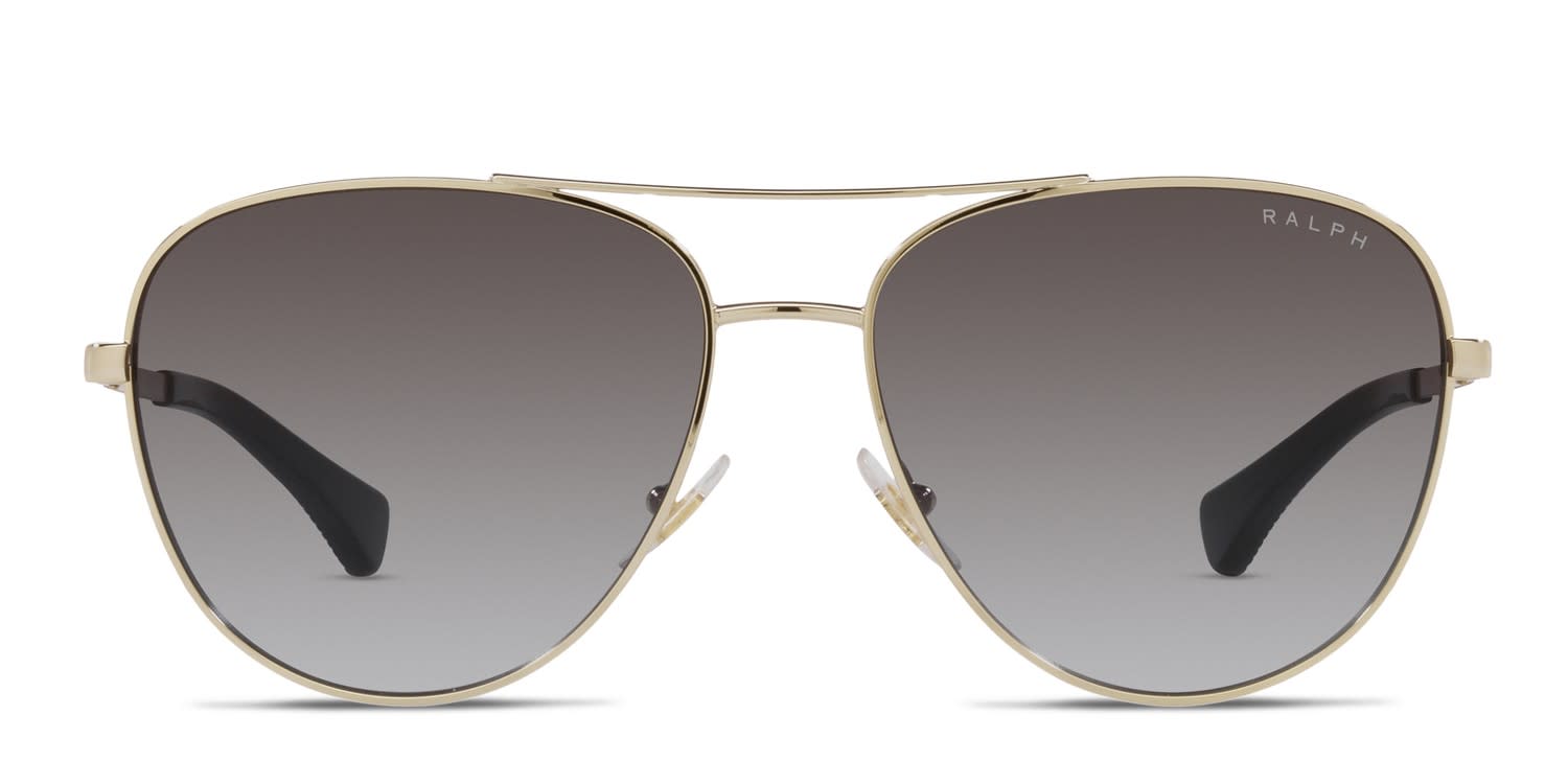 Ralph Lauren RA4139 Gold glasses - Gold / Gray - Frontal View