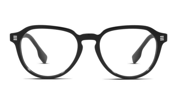 Burberry BE2368 Archie Shiny Black Eyeglasses Includes FREE Rx Lenses