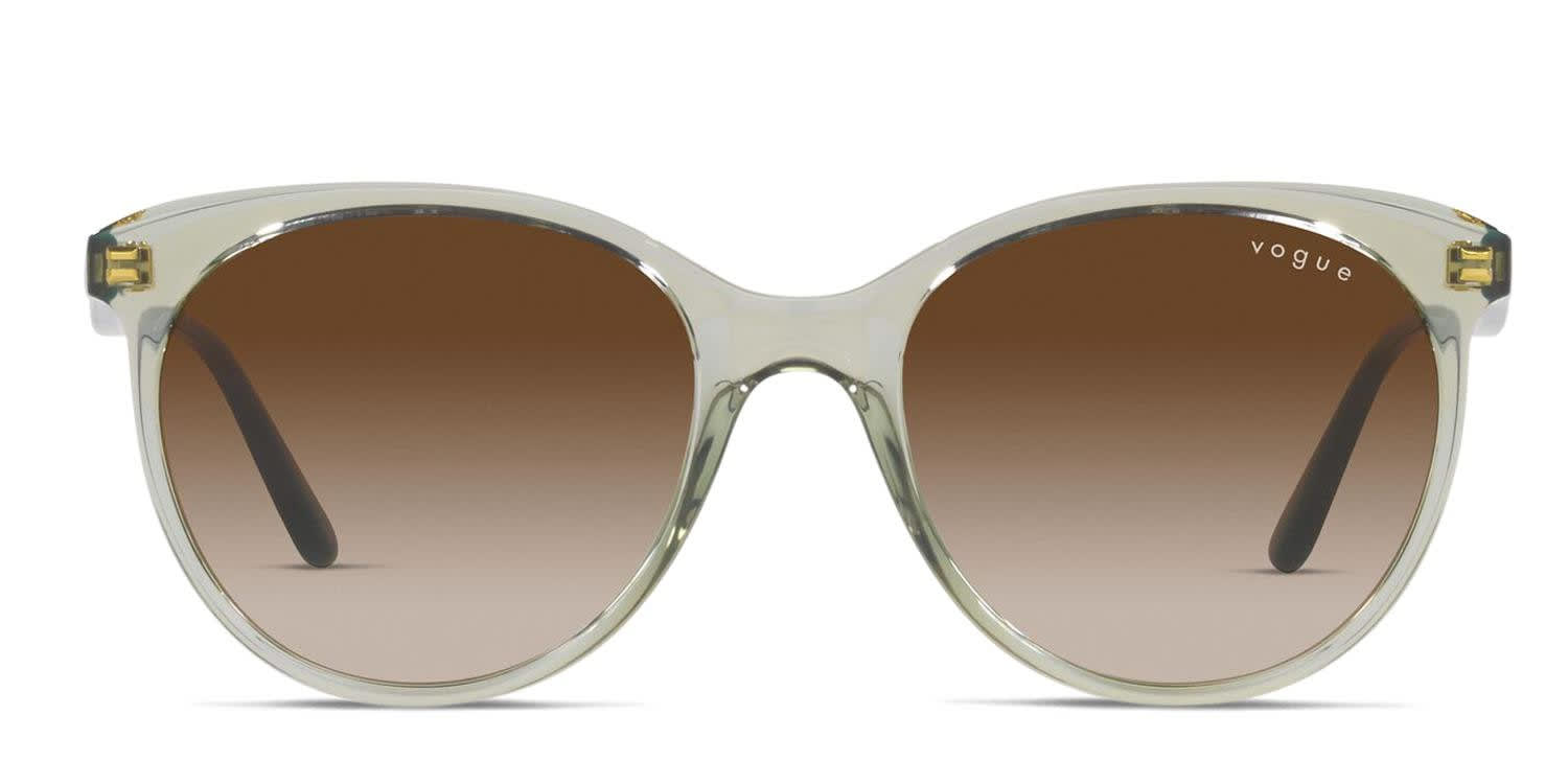 Vogue VO5453S Green, Clear glasses - Green / Clear - Frontal View