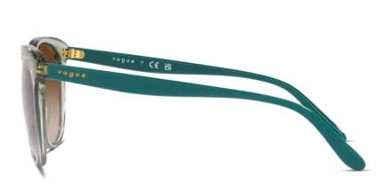 Vogue VO5453S Green, Clear glasses - Green / Clear - Side View