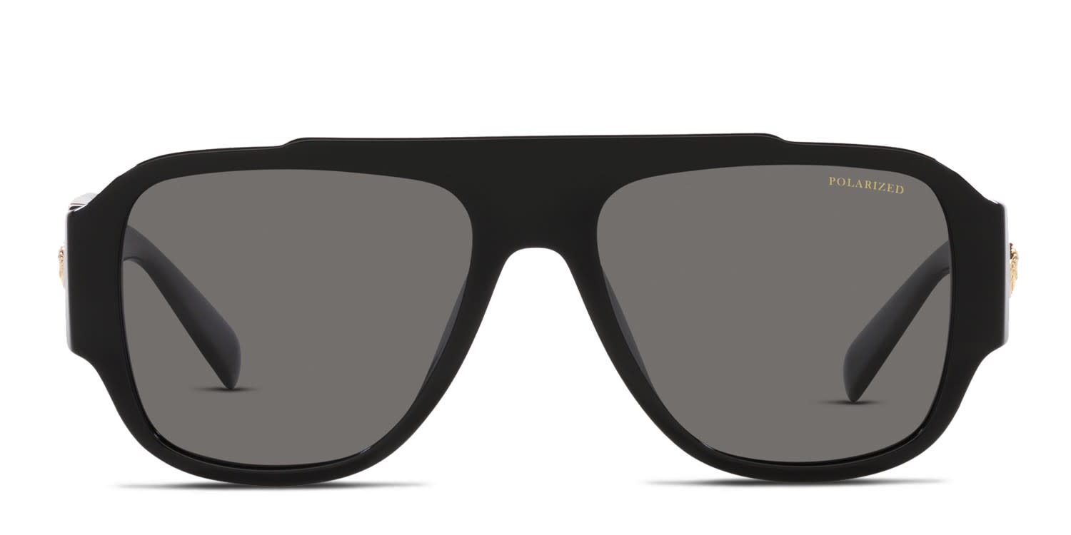 Versace VE4436U black frame with dark grey polarized lenses