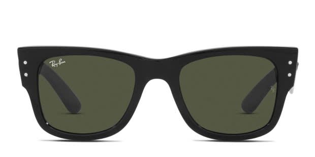 Ray-Ban RB0840S Mega Wayfarer Shiny Black Prescription Sunglasses