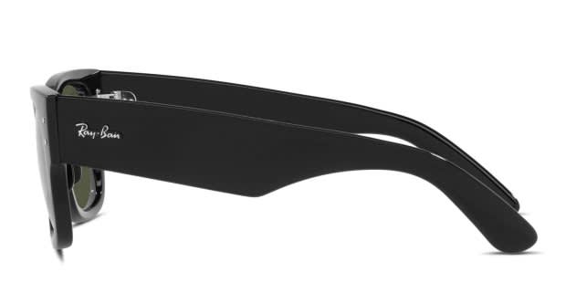 Ray-Ban RB0840S Mega Wayfarer Shiny Black Prescription Sunglasses