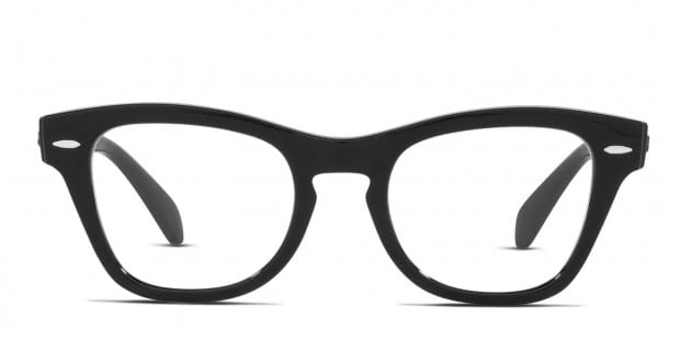 Ray Ban RX0707V Shiny Black Eyeglasses Includes FREE Rx Lenses