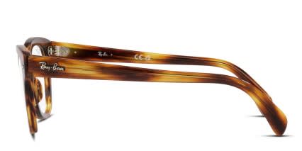 Ray-Ban RX0707V Tortoise, Brown glasses - Tortoise / Brown - Side View