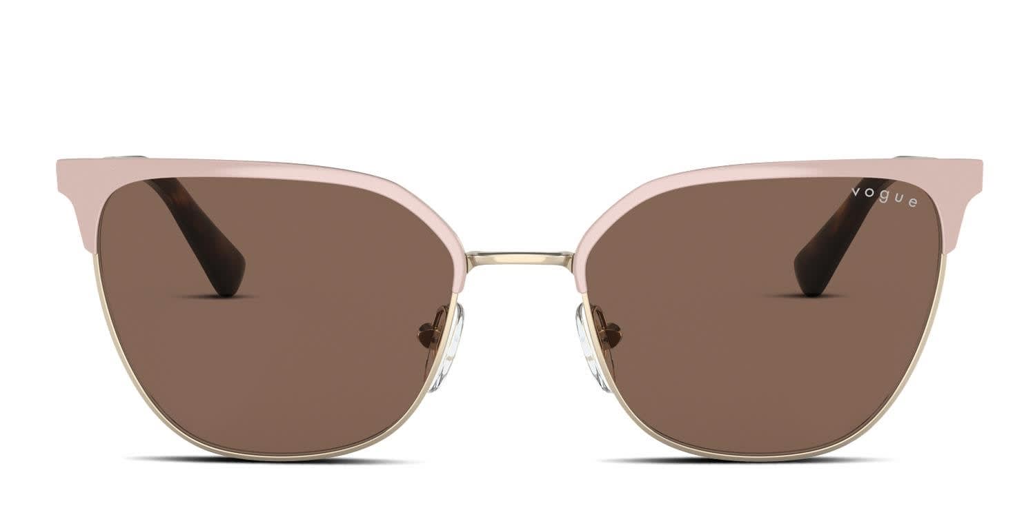 Vogue Eyewear VO4248S Pink, Gold glasses - Pink / Gold - Frontal View