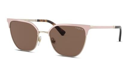 Vogue Eyewear VO4248S Pink, Gold glasses - Pink / Gold - Angle View