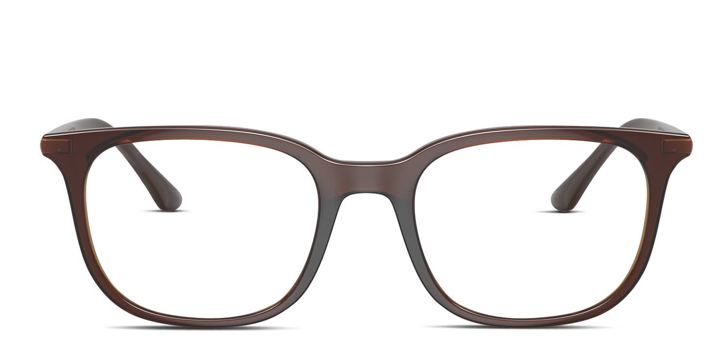 Ray-Ban RX7211 Brown glasses - Brown - Frontal View