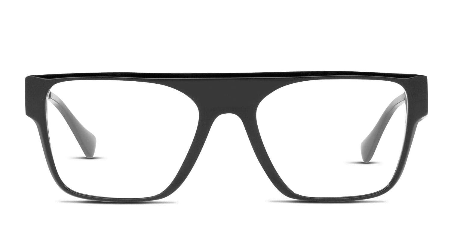 Versace オーバル型ダブルブリッジサングラス ケース付き Versace VE3326U Black Eyeglasses | Includes FREE Rx Lenses