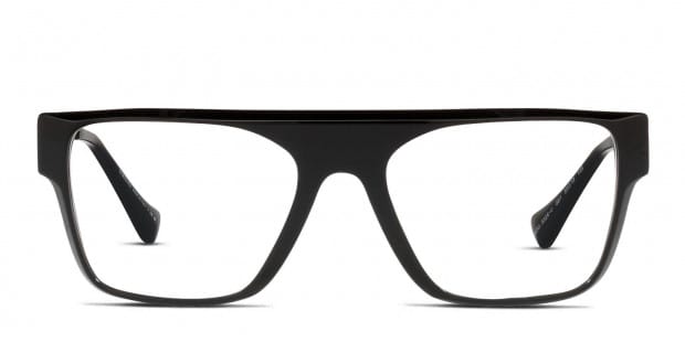 Versace VE3326U Shiny Black Eyeglasses | Includes FREE Rx Lenses