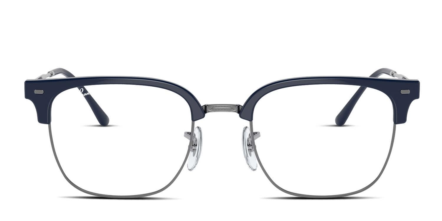 Ray-Ban RX7216 New Clubmaster Blue, Gunmetal glasses - Blue / Gunmetal - Frontal View