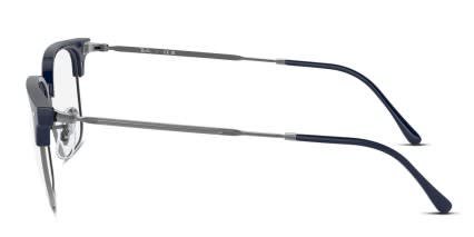 Ray-Ban RX7216 New Clubmaster Blue, Gunmetal glasses - Blue / Gunmetal - Side View