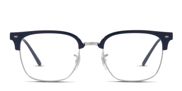RayBan new clubmster rb7216 ブルーライト 度なし Ray-Ban RX7216 New Clubmaster Blue/Gunmetal Eyeglasses | Includes