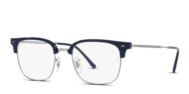 Ray-Ban RX7216 New Clubmaster Blue/Gunmetal Eyeglasses | Includes