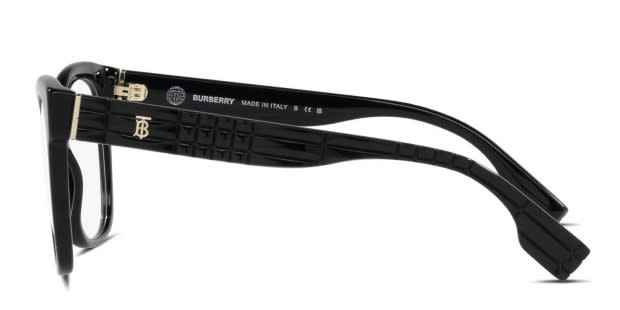 Burberry BE2363 Sylvie Shiny Black Eyeglasses | Includes Burberry BE2363 Sylvie Shiny Black Eyeglasses | Includes
