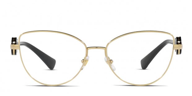 Black and gold versace glasses deals